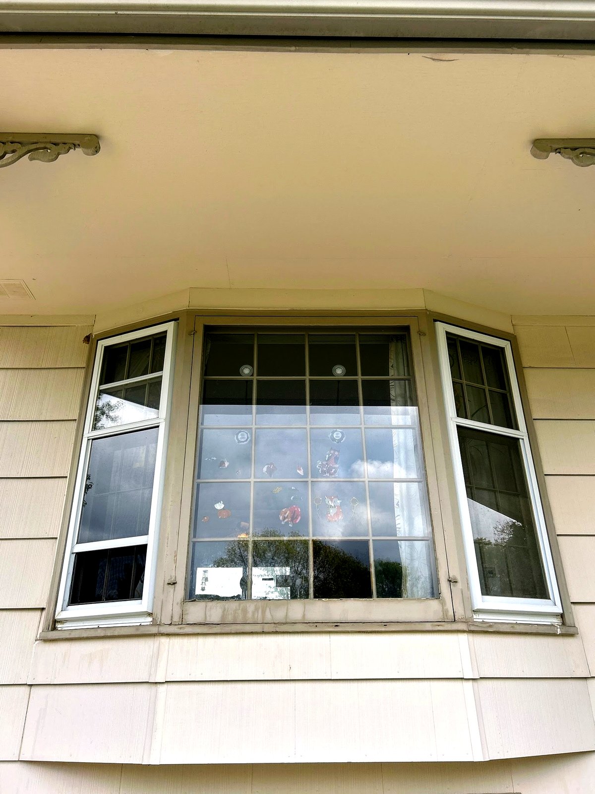 Before: attic room with old window